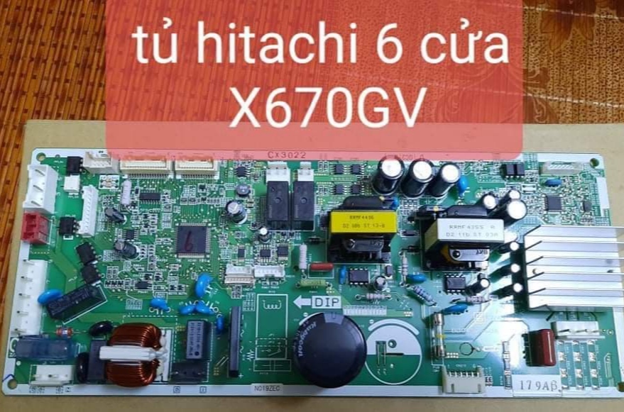 Bo Mạch Tủ Lạnh Hitachi R-X670GV, Block Tủ Lạnh Hitachi 670 Model Cao Cấp