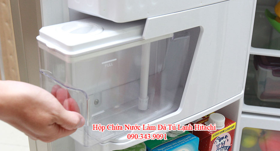Hộp Chứa Đựng Nước Làm Đá Tủ Lạnh Hitachi model 660, 690, 700GPGV2 Mới Chính Hãng
