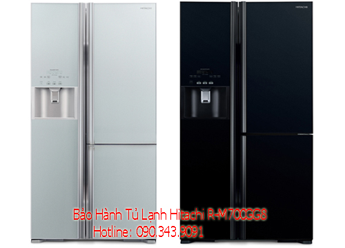 Giá Bơm Gas, Thay Quạt, Thay Lốc Tủ Lạnh Hitachi R-M700GG8